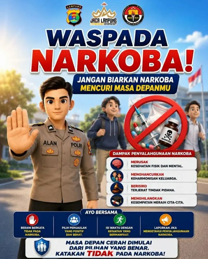 Waspada Narkoba: Bersama Lindungi Masa Depan Generasi Bangsa dari Ancaman Penghancur Harapan